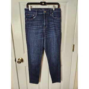 Polo Ralph Lauren Women's 30x27 The Tompkins High Rise Ankle Blue Denim